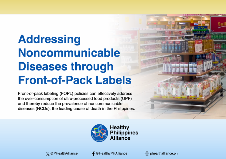 Addressing Noncommunicable Diseases through Front-of-Pack Labels