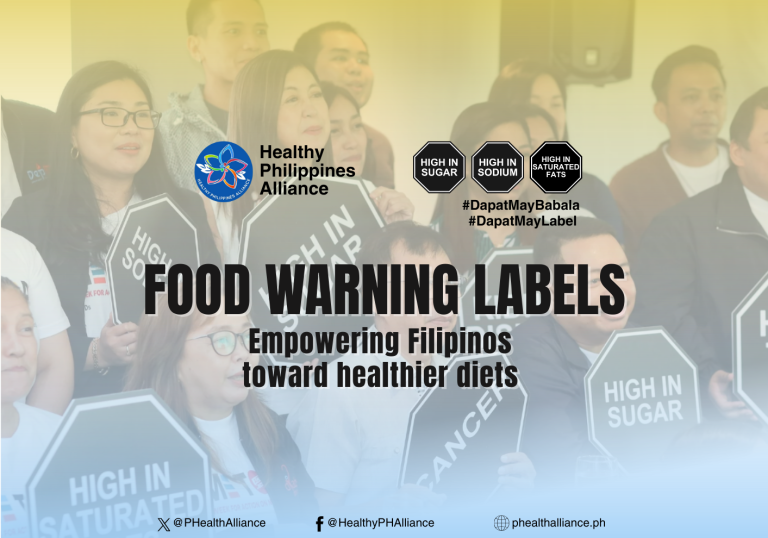 Food Warning Labels: Empowering Filipinos toward healthier diets